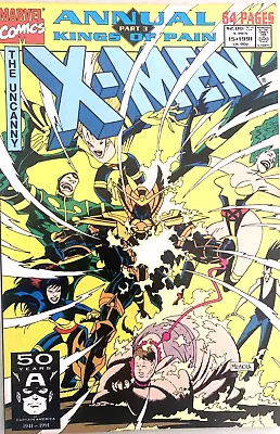 Buy Uncanny X-men Annual # 15. 1st Series. 1991.  Mike Mignola-cover. Vfn 8.0 • 2.69£