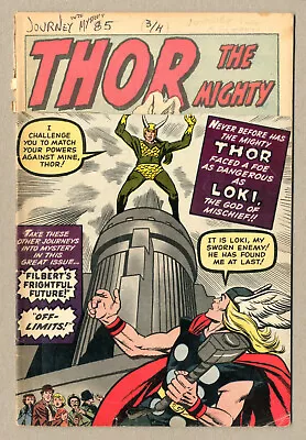 Buy Journey Into Mystery 85 Unrestored Marvel 1st Loki Odin Heimdall Balder 3rd Thor • 970.75£