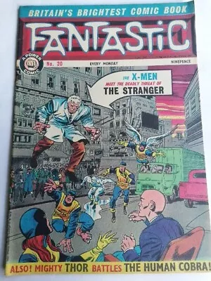 Buy Fantastic Issue 20 Marvel Comics Uk Comic Book 1 July 1967 Very Good Condition!! • 0.99£