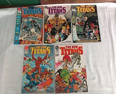 Buy The New Titans #57 59 63 64 Annual #5 DC Comics 1989 Comic Lot • 16.99£