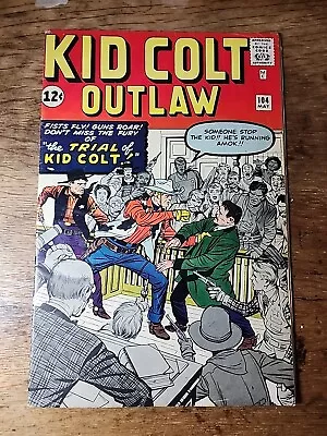 Buy Kid Colt Outlaw Issue 104 May 1962 Kirby Cover Marvel Silver Age Cowboy Comic • 54.45£