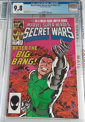 Buy Marvel Super Heroes Secret Wars #12 CGC 9.8  DOCTOR DOOM COVER MOVIE COMING! • 153.76£