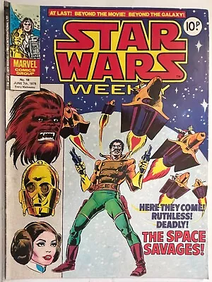 Buy Star Wars Weekly, Vintage UK Marvel Comic  No.21 • 2.45£