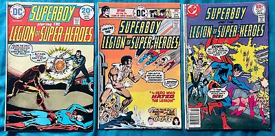 Buy Superboy 3PC LOT - 1st. App. Infectious Lass, Porcupine, Tyroc. (4.5) 1974/77 • 7.53£