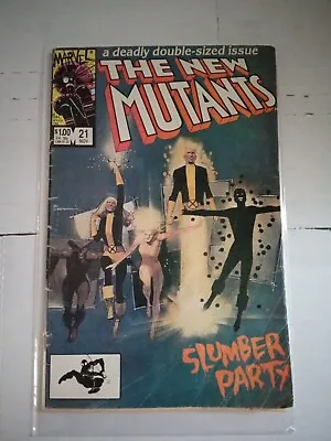 Buy The New Mutants # 21 Newsstand Key Issue Double-Sized Origin Warlock Marvel 1984 • 3.89£
