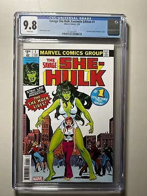 Buy Savage She-Hulk #1 Facsimile Edition CGC 9.8 Reprints 1980 1st Print Marvel 2023 • 50.48£