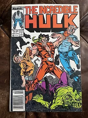 Buy Incredible Hulk 330 (1987) Todd Mcfarlane Art!!! • 7.15£