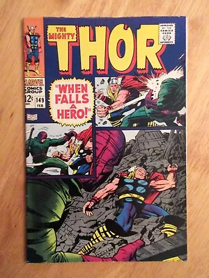 Buy Wowee! MIGHTY THOR #149 (1967) **White Pages!** (VF+ Stunner!) • 51.61£