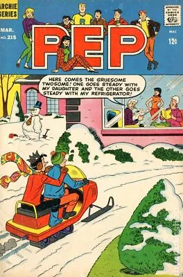 Buy Pep Comics #215 VG 1968 Stock Image Low Grade • 3.88£