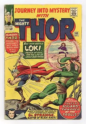 Buy Thor Journey Into Mystery #108 GD/VG 3.0 1964 • 35.72£