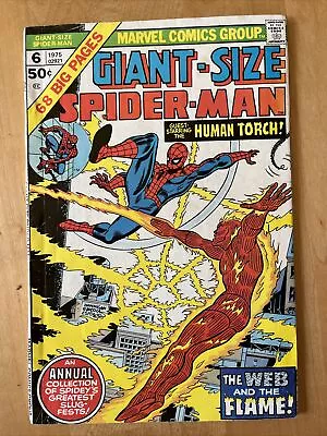 Buy Giant-size Spider-man And Human Torch #6 Vg/f (marvel 1975) Amazing • 3.88£