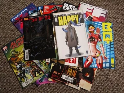 Buy 17 Mixed Comic Books ~ The Boys ~ Happy! #1 ~ Marvel ~ Dark Horse ~ DC ~ ETC • 14.99£