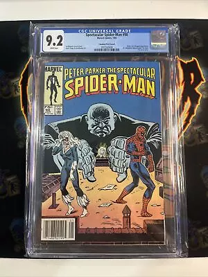Buy SPECTACULAR SPIDERMAN #98 CGC 9.2 CANADIAN VARIANT 75 Cent Newsstand 1st SPOT • 58.25£