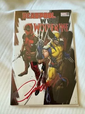 Buy SDCC 2024 Deadpool Wolverine #1 A WWIII Variant Campbell Signed W/COA In Hand • 69.89£