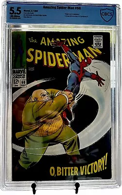 Buy Amazing Spider-Man #60 - Marvel Comics 1968 CBCS 5.5  Kingpin Appearance Not CGC • 85£