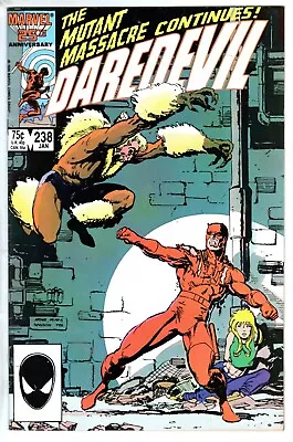 Buy Daredevil #238 Featuring Sabretooth, Near Mint Minus Condition • 4.66£