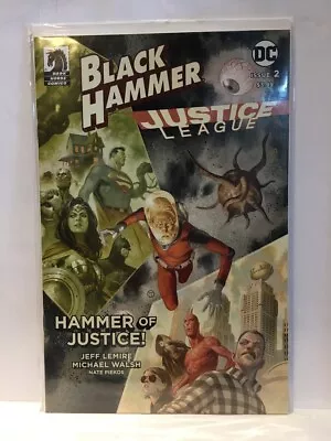 Buy Black Hammer Justice League #2 Cover E NM- 1st Print Dark Horse Comics • 2.99£