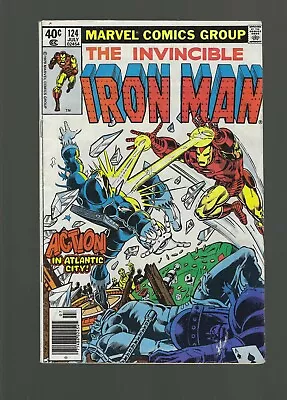 Buy Iron Man #124  [Marvel, 1979) FN/VF- 7.0 John Romita Artwork, Blizzaed App • 13.98£