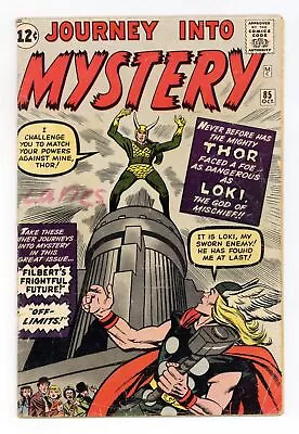 Buy Thor Journey Into Mystery #85 PR 0.5 1962 1st App. Loki, Heimdall, Odin (cameo) • 1,133.85£