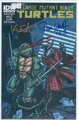 Buy Teenage Mutant Ninja Turtles #13 Cvr B 9.0 NM Raw Signed Eastman & Waltz • 46.60£