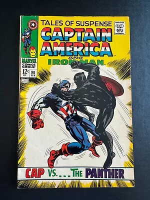 Buy Tales Of Suspense #98 - Captain America Vs Black Panther (Marvel, 1968) F/VF • 49.06£