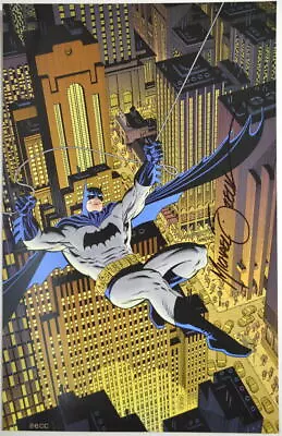 Buy BATMAN 417 Cover PRINT Hand Signed By MIKE ZECK W Certificate Of Authenticity • 31.68£