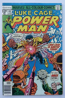 Buy Luke Cage Power Man #44 - Marvel Comics UK Variant June 1977 FN+ 6.5 • 5.99£