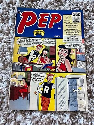 Buy Pep Comics #110 FN/VF 7.0 Archie 1955 • 97.04£