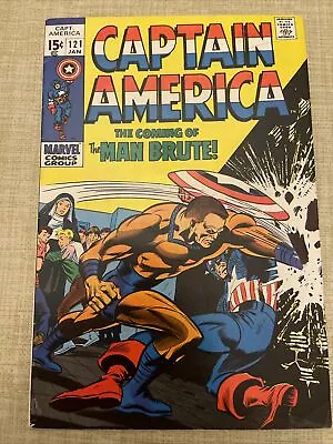 Buy CAPTAIN AMERICA #121 Stan Lee, Gene Colan, Marvel Comics 1970 • 19.42£