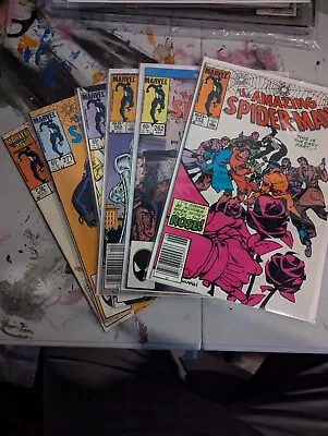 Buy Amazing Spider-Man #253,262,263,268,271,278 Comic Book Lot (Marvel Comics, 1984) • 31.06£