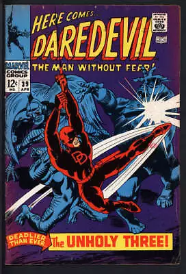 Buy Daredevil #39 5.0 // 1st Appearance Of Exterminator Marvel Comics 1968 • 26.40£