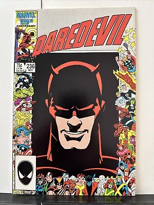 Buy Daredevil #236 (1986) Direct Cover, Marvel 25th Anniversary Border. • 4.66£