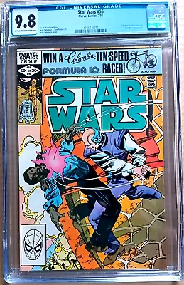 Buy STAR WARS #56 CGC 9.8 OW-W 1982 Simonson, PALMER, WORLD'S HIGHEST GRADE Lando C • 114.94£