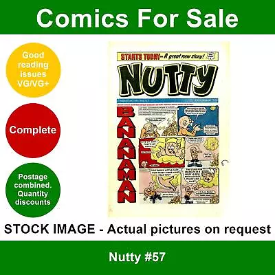 Buy Nutty #57 Comic 14 March 1981 VG/VG+ DC Thomson • 2.75£