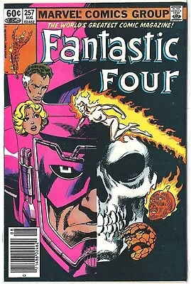 Buy 1983 Marvel - Fantastic Four # 257 Newsstand Galactus - Great Condition • 4.50£