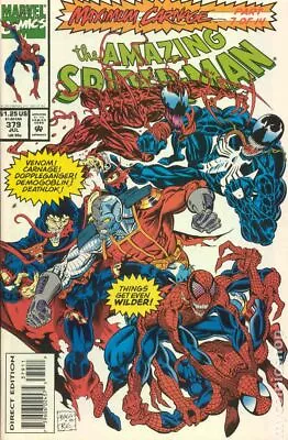 Buy Amazing Spider-Man #379D FN 1993 Stock Image • 9.32£