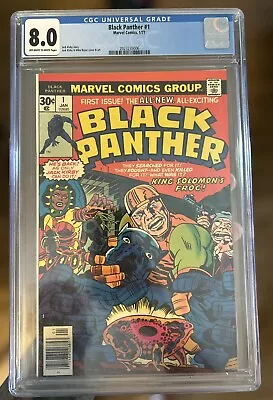 Buy Black Panther Comic #1 1977 8.0 CGC Jack Kirby • 65.99£