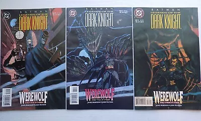Buy DC Batman: Legends Of The Dark Knight - 71 72 73  'Werewolf' - Complete - 1995 • 9£