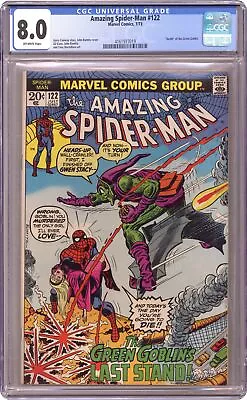 Buy Amazing Spider-Man #122 CGC 8.0 1973 4161977019 • 326.18£
