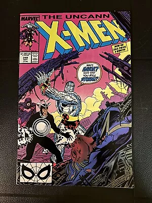 Buy Uncanny X-Men #248 Marvel Comics 1989 VF+ First Jim Lee Work On X-Men • 7.77£