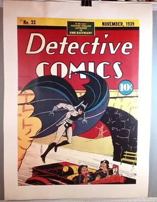 Buy Detective Comics No.33 November, 1939 Cover Poster - 15  X 11  • 7.46£