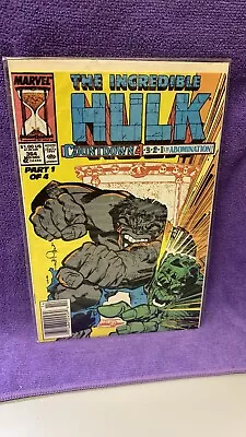 Buy Vintage Marvel Comic Book Incredible Hulk Count Down 364 Abomination 1989 • 3.69£