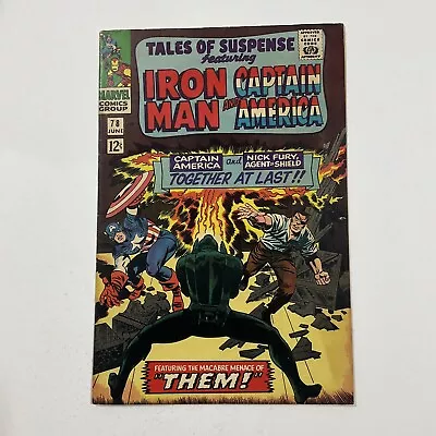 Buy Tales Of Suspense 78 Fine+ Fn+ 6.5 Marvel 1966 • 38.82£