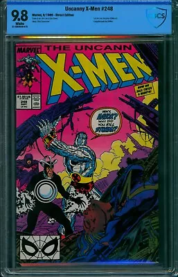 Buy Uncanny X-Men #248 ⭐ CBCS 9.8 ⭐ 1st Jim Lee Uncanny X-Men Art! Marvel Comic 1989 • 115.71£