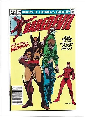 Buy Daredevil #196 (July 1983, Marvel) NM (9.4) Daredevil Vs. Wolverine !!!!!!!!!!!! • 19.45£