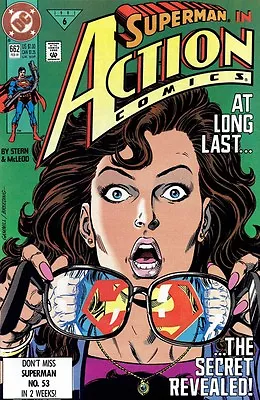 Buy Action Comics #662 Superman Reveals Clark Kent Identity To Lois Lane 1st Print • 3.88£