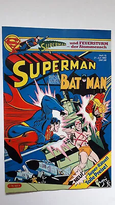 Buy Superman Batman #15 From July 21, 1982 - Z1-2 ORIGINAL COMIC BOOK EHAPA • 2.95£