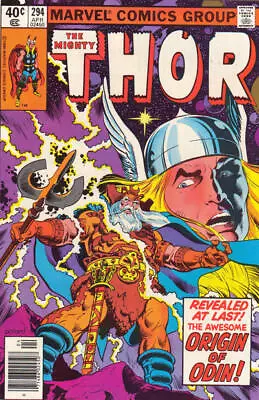 Buy Thor #294 (Newsstand) VG; Marvel | Low Grade - Origin Of Odin - We Combine Shipp • 3.09£