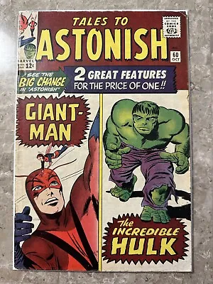 Buy Tales To Astonish #60 (1964 Marvel Comics) - VG+ • 54.36£