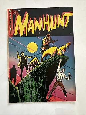 Buy MANHUNT  #13 L.B. Cole Art    Frazetta Trail Colt Pre Code Golden Age • 253.95£